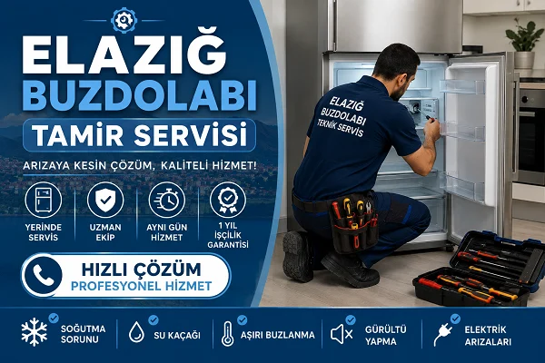 Elazığ Buzdolabı Tamir Servisi