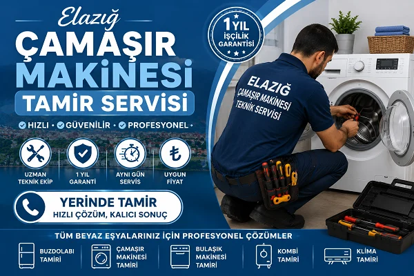 Elazığ Çamaşır Makinesi Tamir Servisi